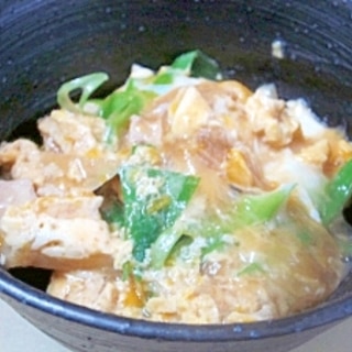 めんつゆが秘訣☆　「蕎麦屋の親子丼」